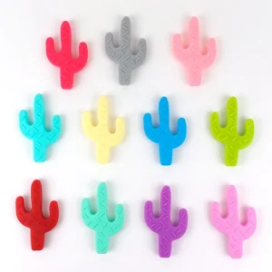 Mordedor Cáctus silicona varios colores
