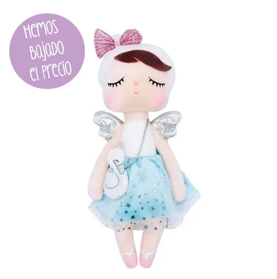 Muñeca Metoo Angela Ángel Azul no personalizada Muñeca Metoo Angela Ángel Azul no personalizada
