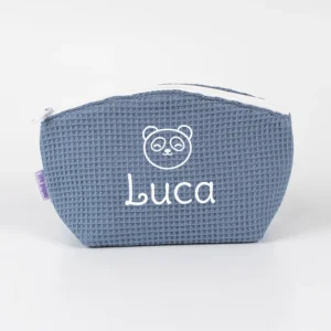 Neceser Gofre Azul Personalizado