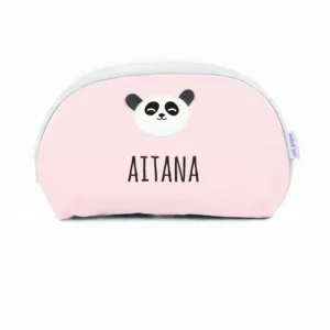 Neceser Polipiel Panda Rosa Personalizado