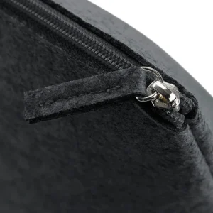 Neceser Shopper fieltro Antracita Incial Color + Nombre