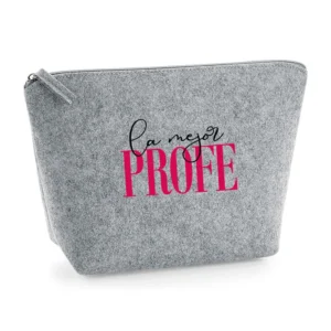 Neceser Shopper fieltro Gris El/La mejor + profesión