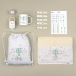 NUEVO Pack Mi Cole Globo personalizado + Regalo Etiquetas objetos