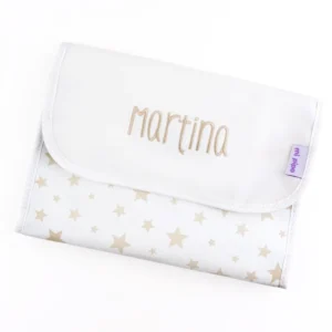 NUEVO Portadocumentos Estrellas Beige Personalizado