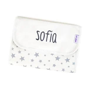 NUEVO Portadocumentos Estrellas Gris Personalizado