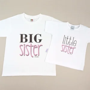 Pack 2 Prendas Big sister / Little sister Rosa