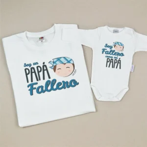 Pack 2 Prendas Camiseta o Sudadera Soy un Papá Fallero/ Soy Fallero como mi Papá