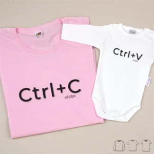 Pack 2 Prendas Mamá Camiseta o Sudadera CTRL+C / CTRL+V
