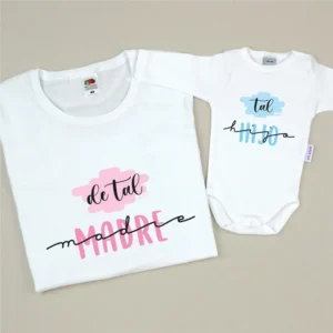 Pack 2 Prendas Mamá Camiseta o Sudadera De tal Madre, tal Hijo