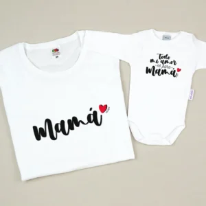 Pack 2 Prendas Mamá / Todo mi amor es para Mamá corazoncito