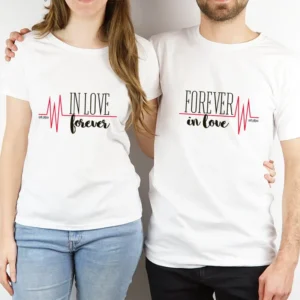 Pack 2 prendas Pareja divertidas In love forever / Forever in love