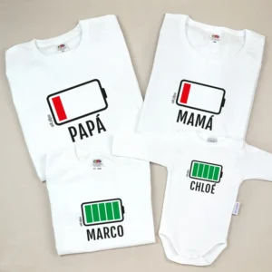 Pack 4 Prendas Personalizadas Batería Baja