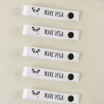 Pack 5 cintas para colgar ropa personalizadas Panda