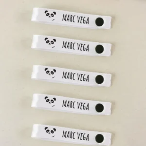Pack 5 cintas para colgar ropa personalizadas Panda