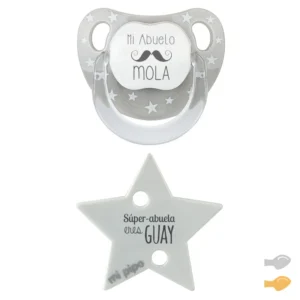 Pack Dúo Baby Chic Abuelo mola-Super abuela (varios colores)