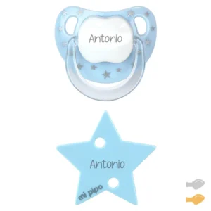 Pack Dúo Baby Chic Azul Personalizado