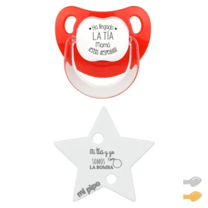 Pack Dúo Baby Ha llegado la tía-Tía bomba (varios colores)