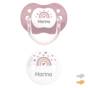 Pack Dúo Classic Deco Arcoíris Blush Personalizado (Disponible próximamente)