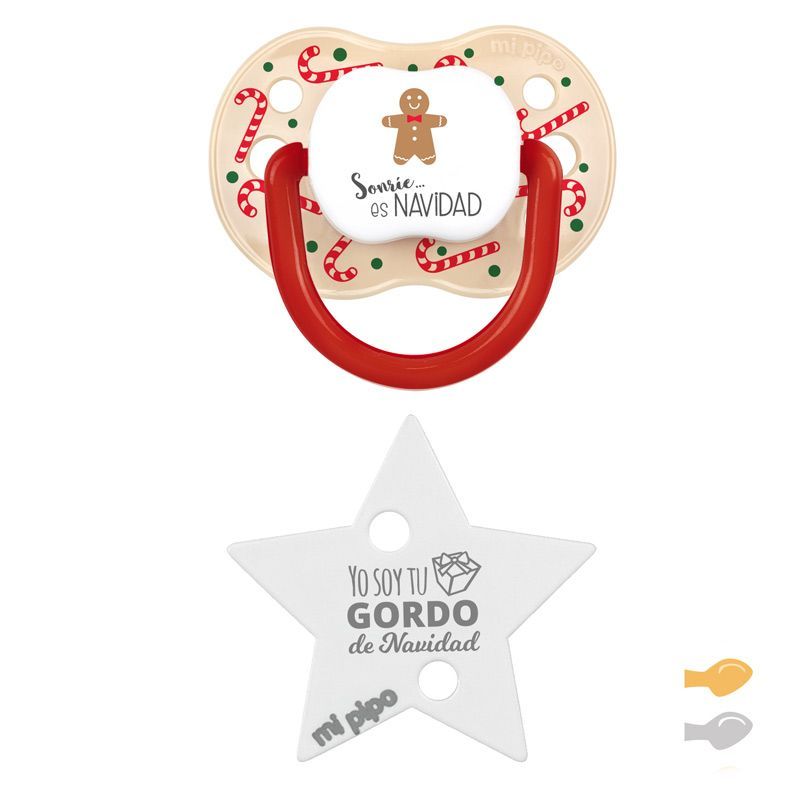 Pack Dúo New Classic Deco Navidad Beige Bastones-Broche Estrella Sonríe-Feliz Navidad Pack Dúo New Classic Deco Navidad Beige Bastones-Broche Estrella Sonríe-Feliz Navidad