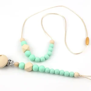 Pack Lactancia Basic Gema (collar + cadenita silicona) Elige color