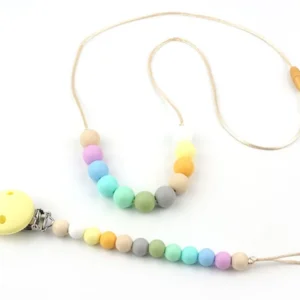 Pack Lactancia Basic Multicolor Soft (collar + cadenita silicona)