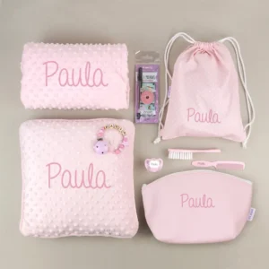 Pack Mi equipo para la Guarde Rosa personalizado + Regalo Cadenita Madera