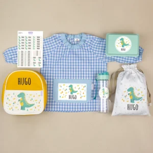 Pack Mi Guarde Dinosaurio personalizado + Regalo Cajita porta alimentos Pack Mi Guarde Dinosaurio personalizado + Regalo Cajita porta alimentos