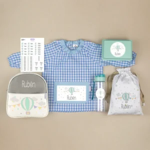 Pack Mi Guarde Globo Azul personalizado + Regalo Cajita porta alimentos Pack Mi Guarde Globo Azul personalizado + Regalo Cajita porta alimentos