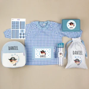 Pack Mi Guarde Pirata personalizado + Regalo Cajita porta alimentos Pack Mi Guarde Pirata personalizado + Regalo Cajita porta alimentos