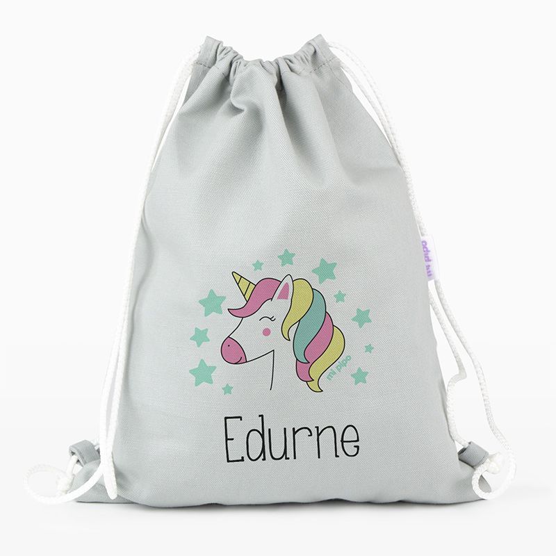 Petate Medium Lona Unicornio personalizado, color a elegir - Imagen 4