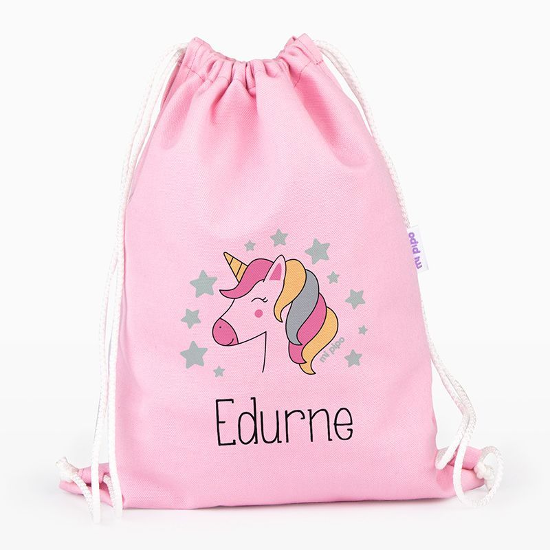 Petate Medium Lona Unicornio personalizado, color a elegir Petate Medium Lona Unicornio personalizado, color a elegir
