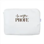 Portafolios Shopper polipiel Blanco La mejor profe/seño