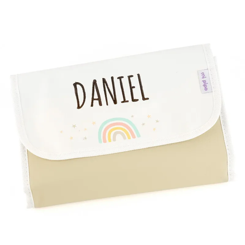 Portapañales y toallitas Arcoíris Soft Personalizado Portapañales y toallitas Arcoíris Soft Personalizado