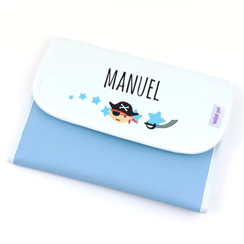 Portapañales y toallitas Pirata Personalizado Portapañales y toallitas Pirata Personalizado