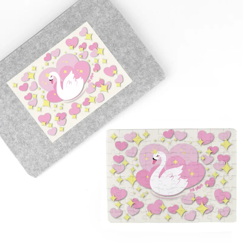 Puzzle + Estuche Cisne sin personalizar Puzzle + Estuche Cisne sin personalizar