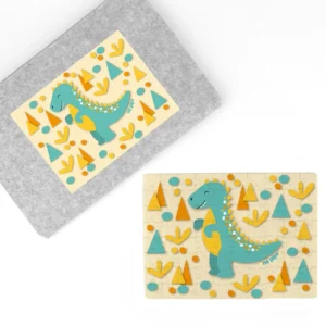 Puzzle + Estuche Dinosaurio sin personalizar