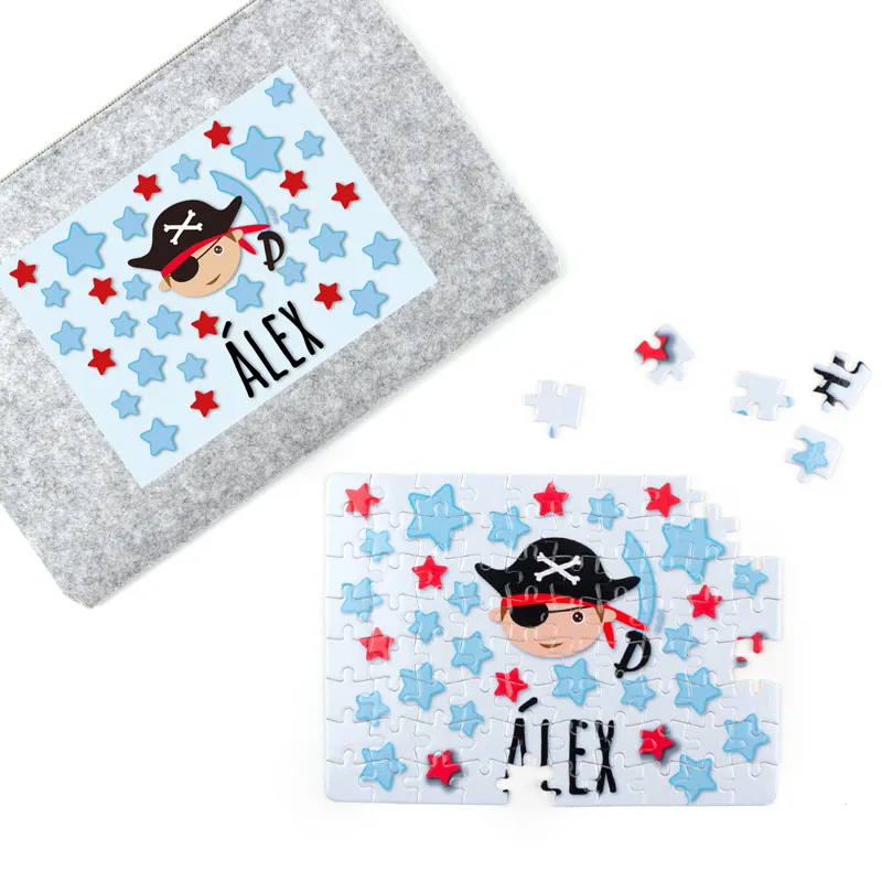 Puzzle + Estuche Pirata personalizado Puzzle + Estuche Pirata personalizado
