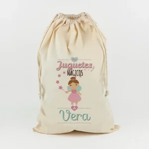 Saco para Juguetes Mágicos Hada Personalizado