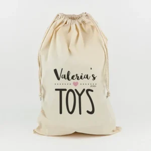 Saco para Juguetes Personalizado Toys rosa