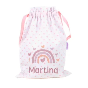 Saquito Arcoíris Blush personalizado