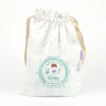 Saquito Comunión Menta Niño personalizada