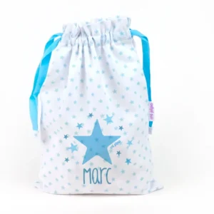 Saquito Estrella Azul Personalizado