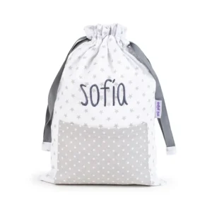 Saquito Gris Personalizado Bordado