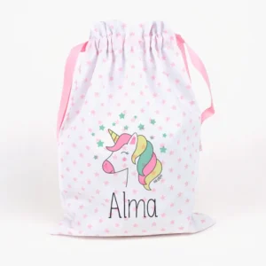 Saquito Unicornio Personalizado