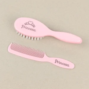 Set Cepillo y peine rosa Princesa