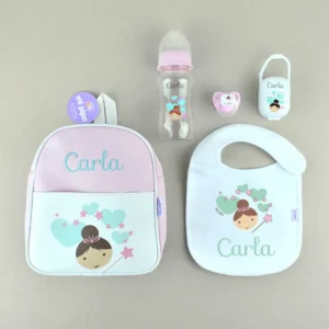 SuperPack colección Hada Personalizado (Biberón personalizado en rosca)