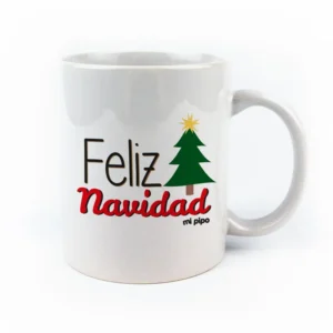 Taza cerámica o plástico Feliz Navidad Árbol Taza cerámica o plástico Feliz Navidad Árbol