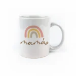 Taza cerámica o plástico Mamá Arcoíris Soft
