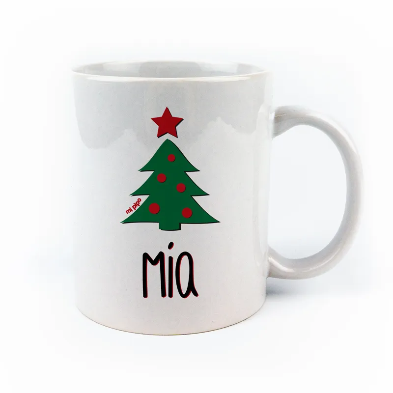 Taza cerámica o plástico personalizada Árbol Taza cerámica o plástico personalizada Árbol