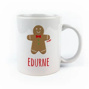Taza cerámica o plástico personalizada Galleta de Jengibre